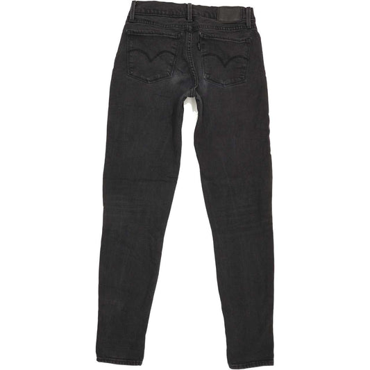 Levi's 710 Women Charcoal Skinny Slim Stretch Jeans W27 L30