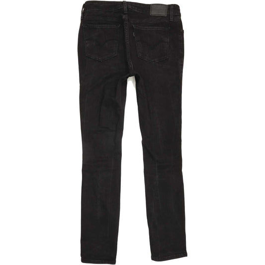 Levi's 711 Women Black Skinny Regular Stretch Jeans W30 L30