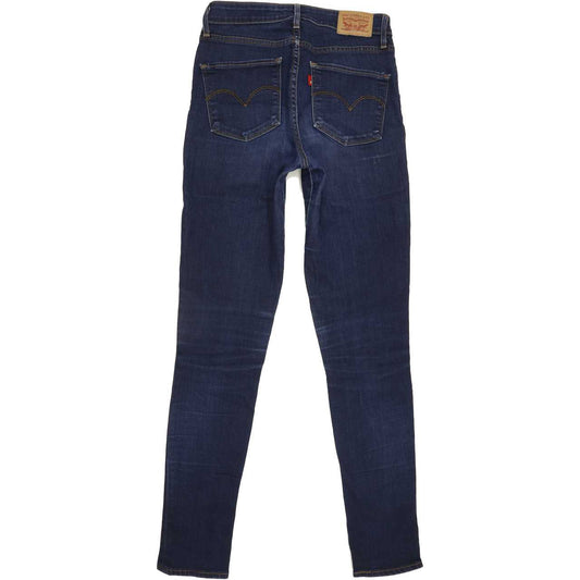 Levi's 721 High Rise Women Blue Skinny Stretch Jeans W28 L31