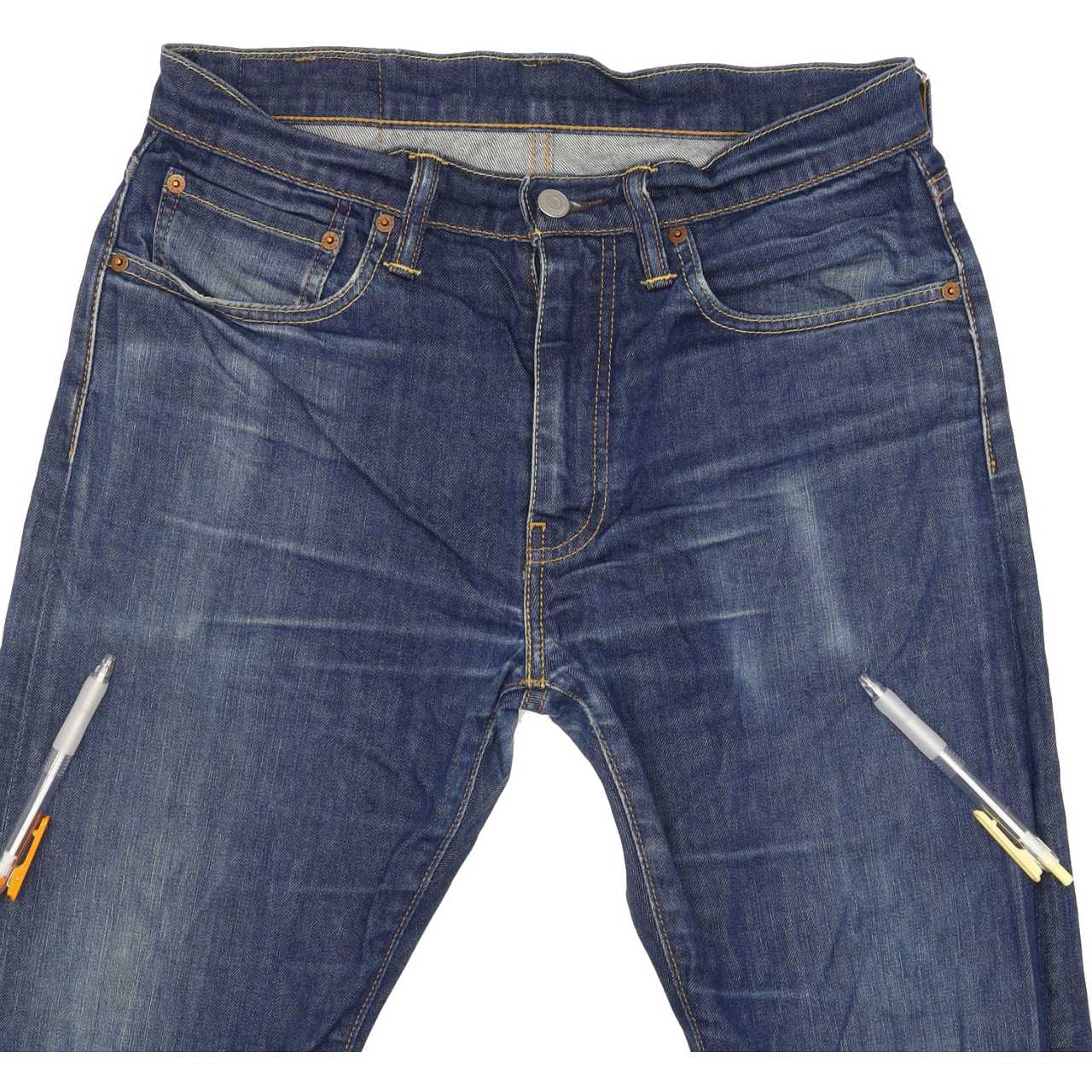 Levi's 512 Men Blue Tapered Slim Stretch Jeans W32 L31