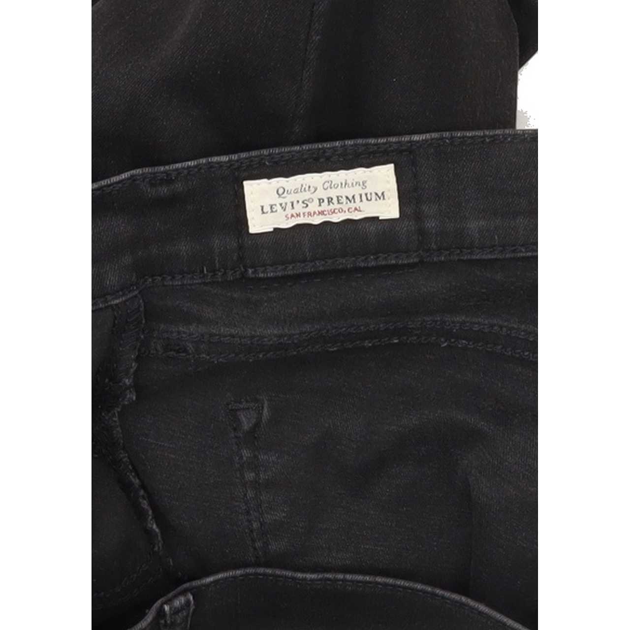 Levi's 710 Women Black Skinny Slim Jeans W31 L31