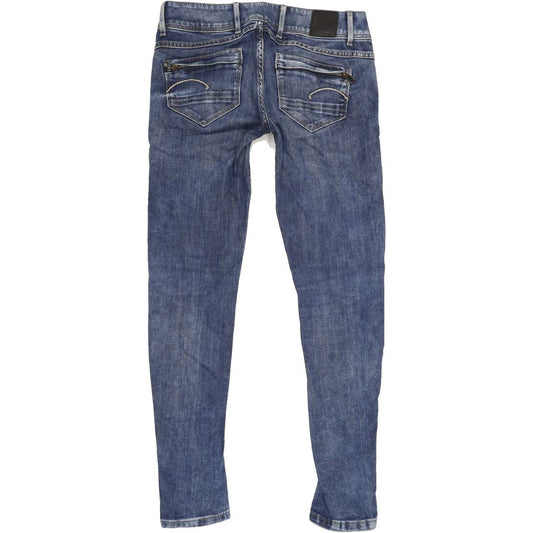 G-Star Midge Cody Women Blue Skinny Slim Stretch Jeans W28 L30