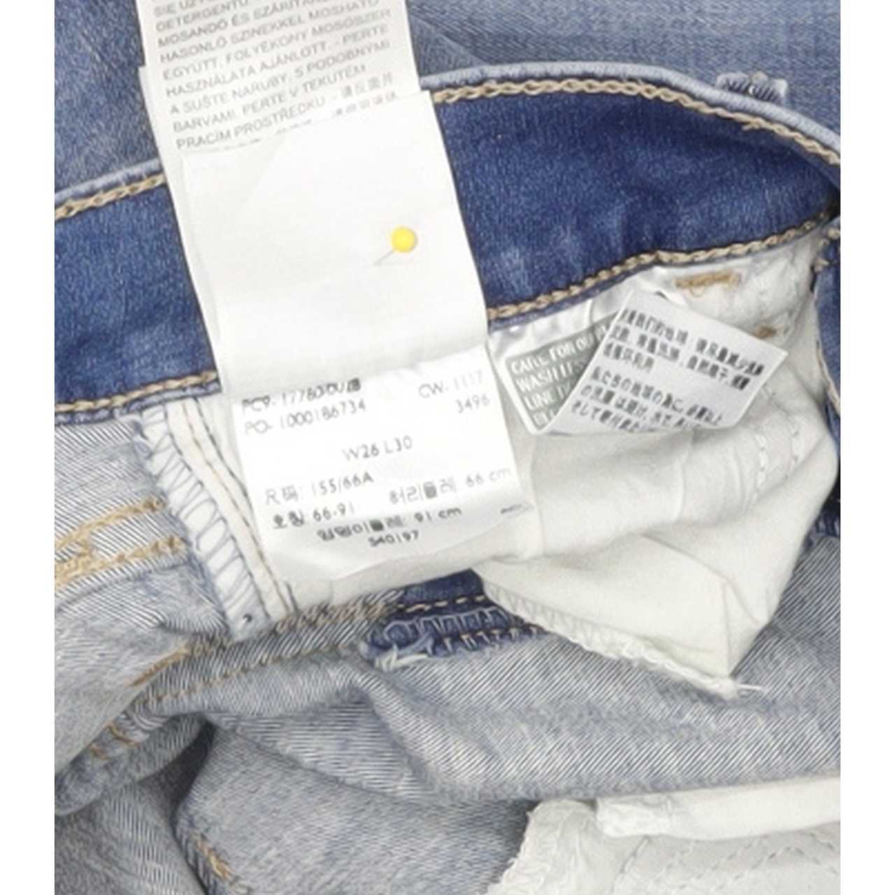 Levi's 710 Women Blue Skinny Slim Stretch Jeans W26 L27