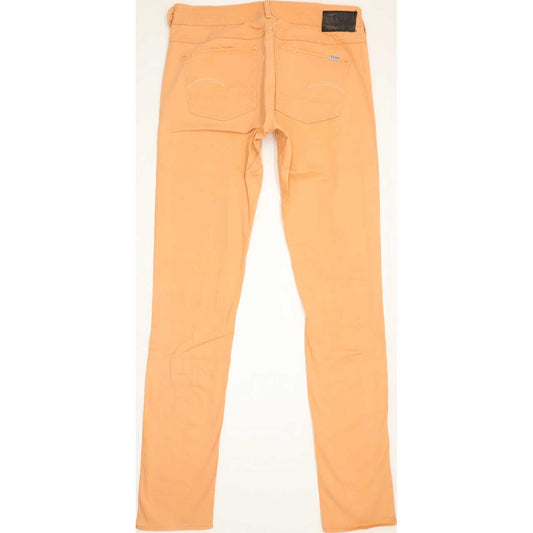G-Star Orange 3301 Women Skinny Slim Stretch Jeans W29 L32