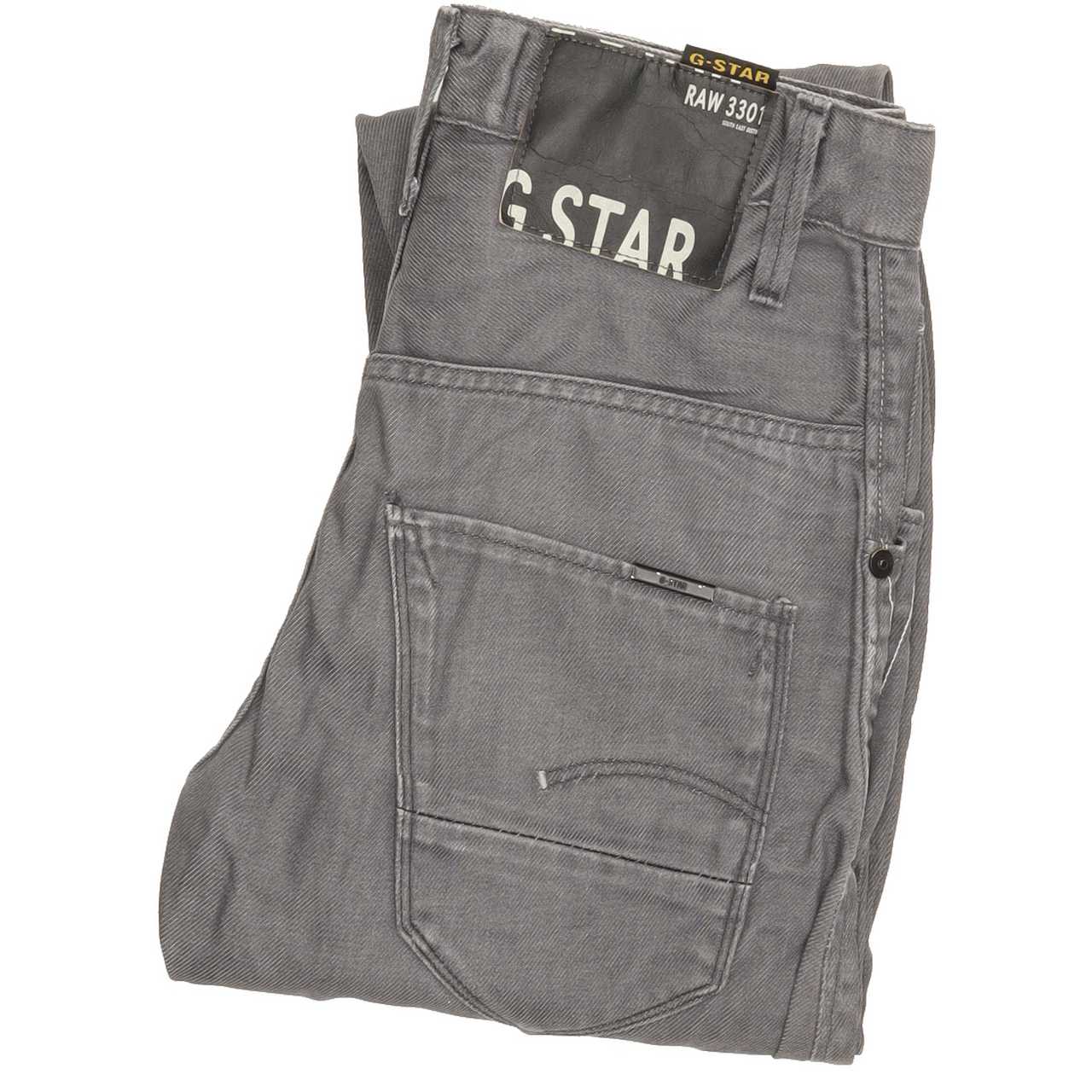 G-Star Arc Men Grey Straight Loose Jeans W27 L32