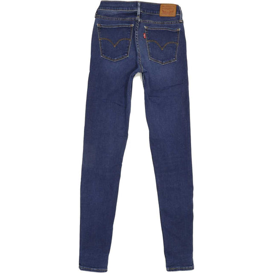 Levi's 710 Women Blue Skinny Slim Stretch Jeans W26 L30