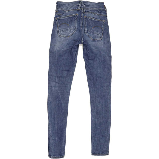 G-Star Women Blue Skinny Slim Jeans W22 L28