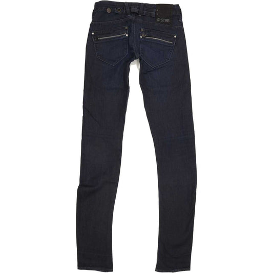 G-Star Women Blue Skinny Slim Jeans W26 L34