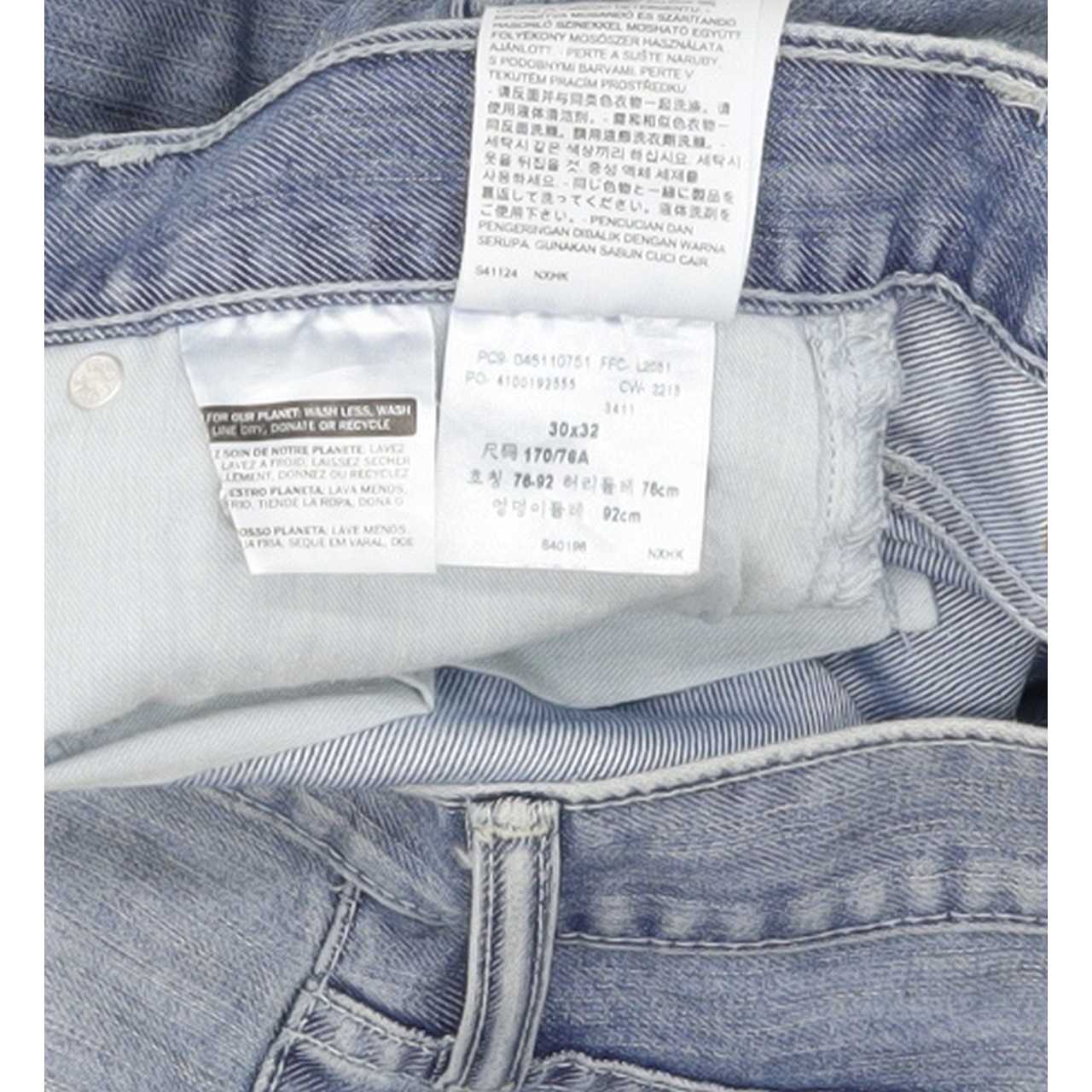 Levi's 511 Men Blue Straight Slim Jeans W30 L31