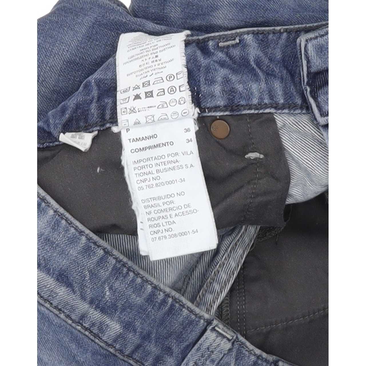G-Star Attacc Men Blue Straight Slim Jeans W36 L33