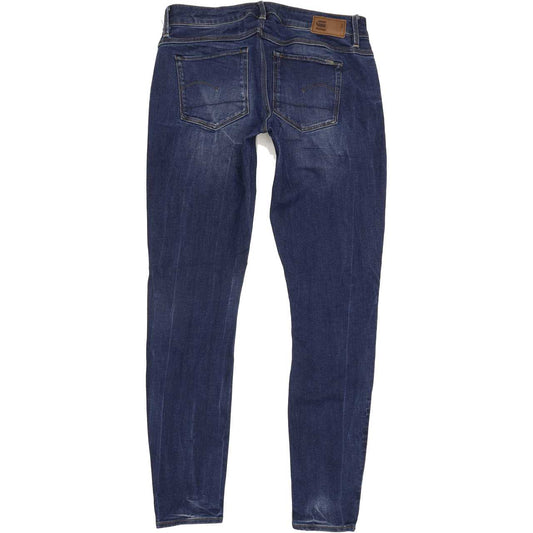 G-Star 3301 Women Blue Skinny Slim Stretch Jeans W29 L29