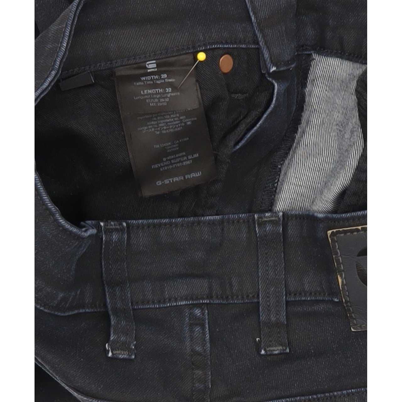 G-Star Revend Men Navy Straight Slim Stretch Jeans W29 L31