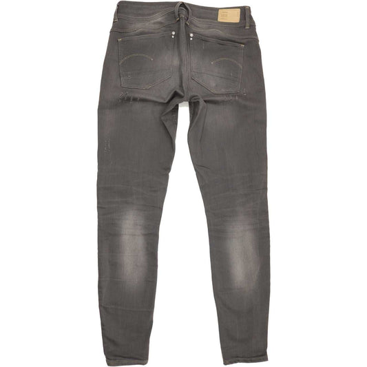 G-Star Lynn Mid Women Grey Skinny Slim Stretch Jeans W32 L33