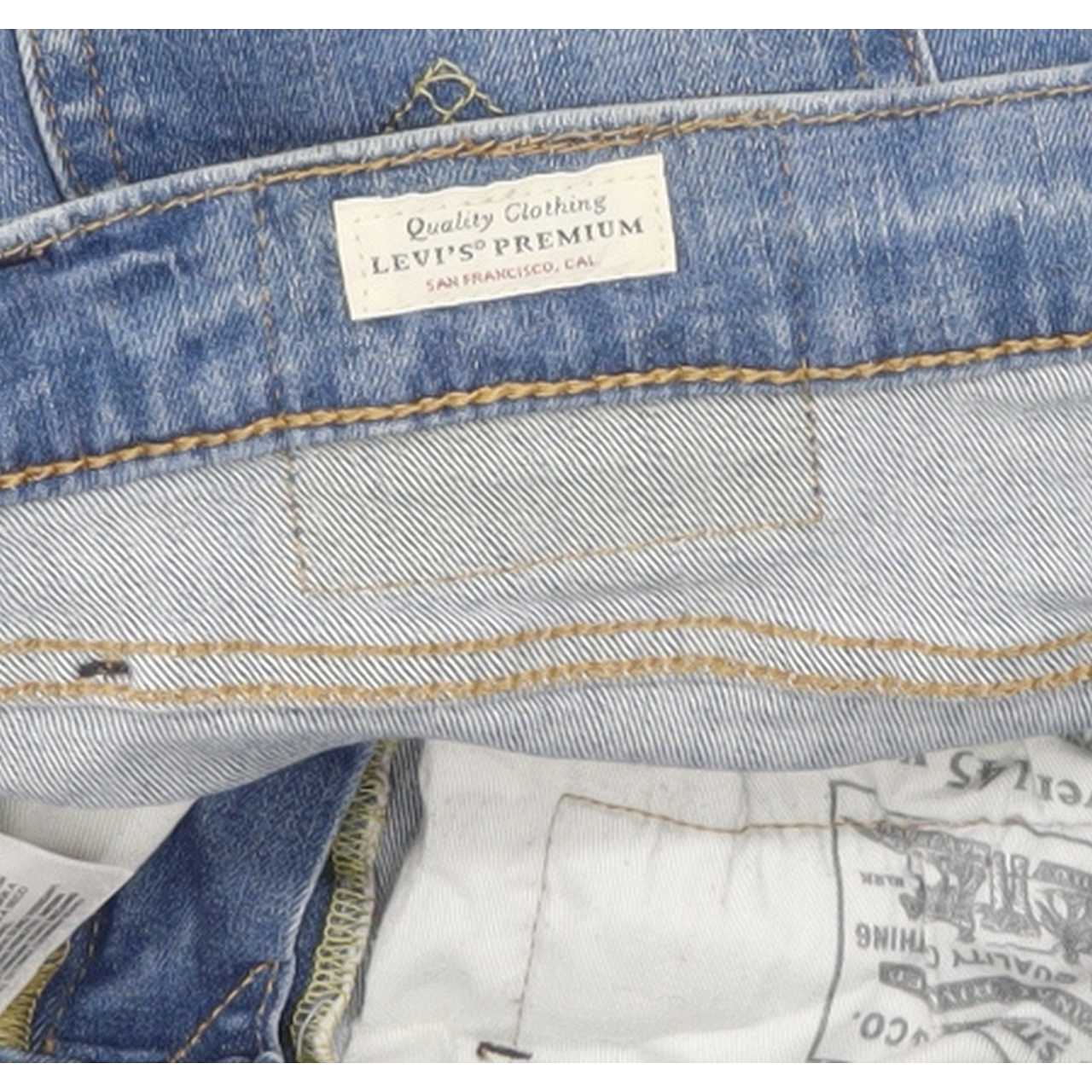 Levi's 511 Men Blue Straight Slim Stretch Jeans W33 L33