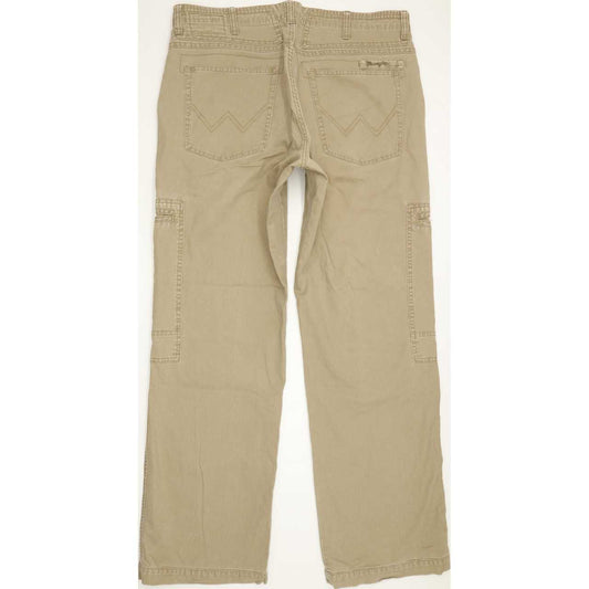 Wrangler Ross Men Beige Straight Regular Jeans W33 L32