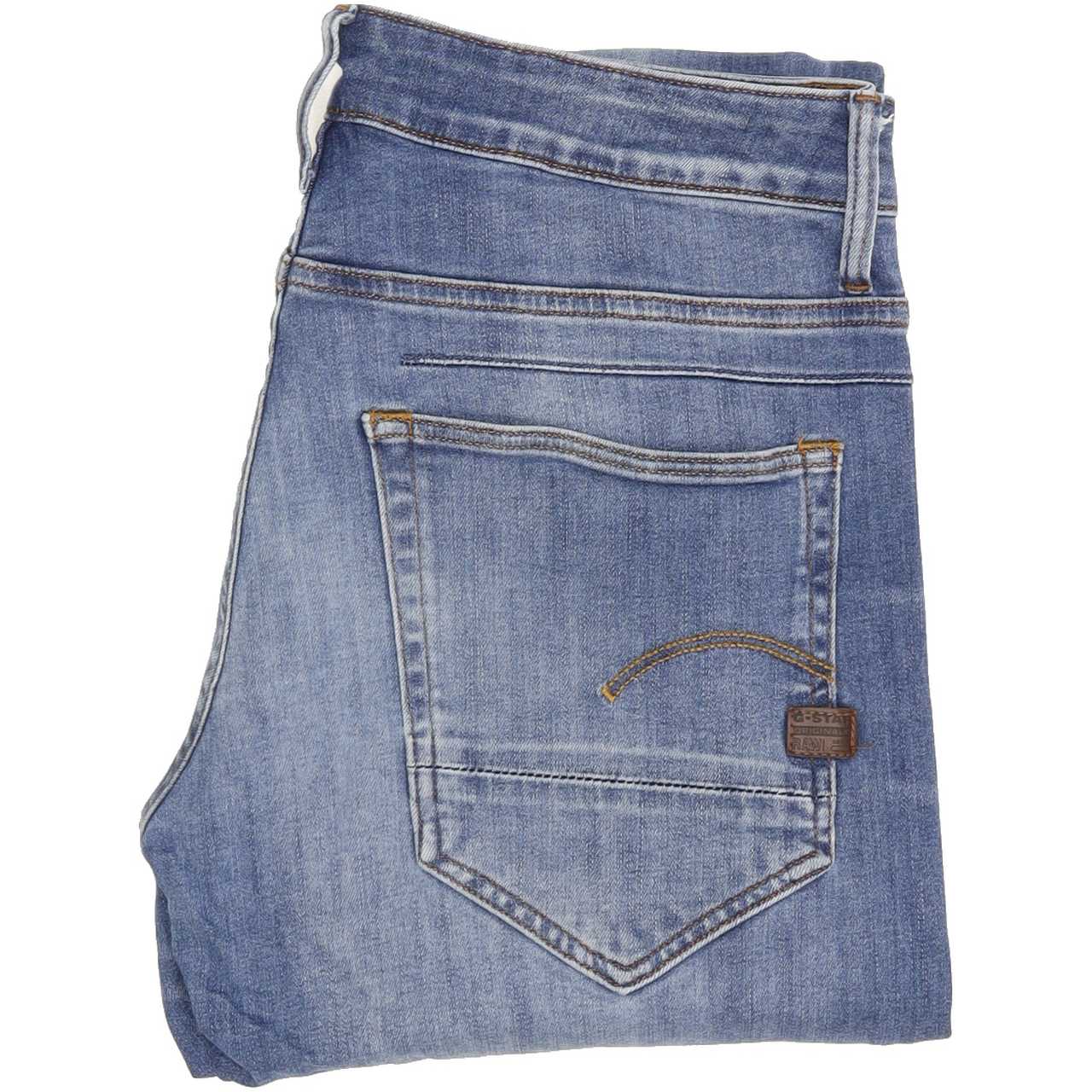 G-Star D-Staq Men Blue Tapered Slim Jeans W30 L35