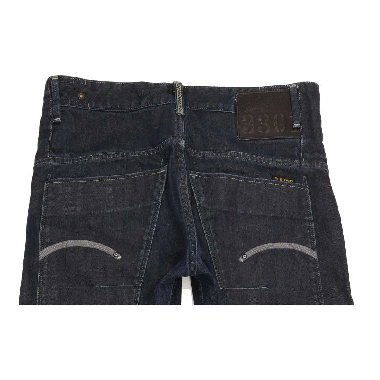 G-Star Structor Men Navy Straight Loose Jeans W31 L31