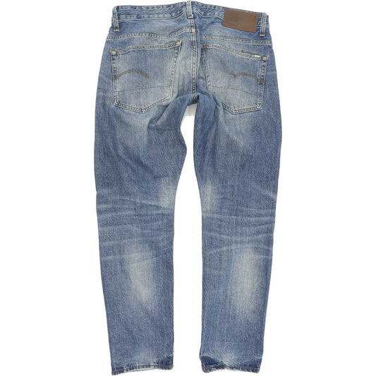 G-Star 3301 Men Blue Tapered Regular Jeans W32 L30