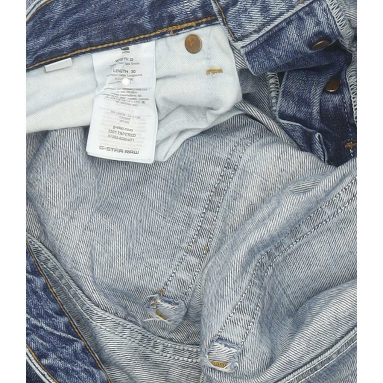 G-Star 3301 Men Blue Tapered Regular Jeans W32 L30