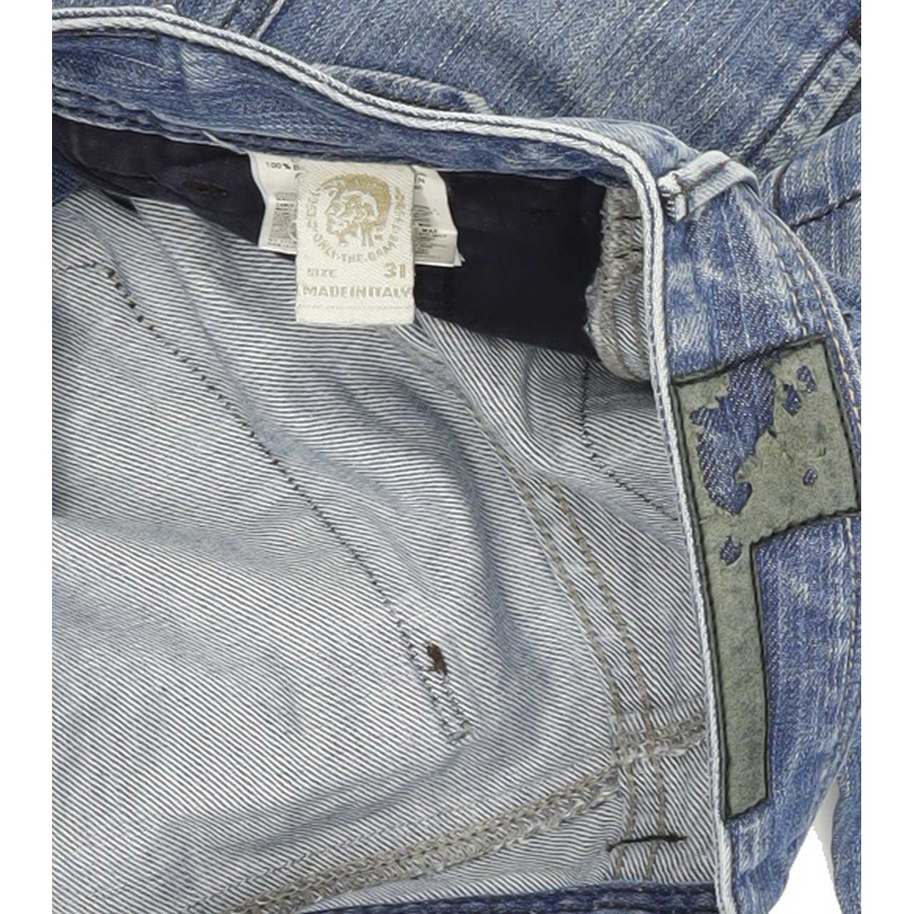 Diesel Deetak Men Blue Straight Regular Jeans W31 L29