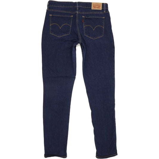 Levi's 711 Women Blue Skinny Regular Stretch Jeans W30 L29