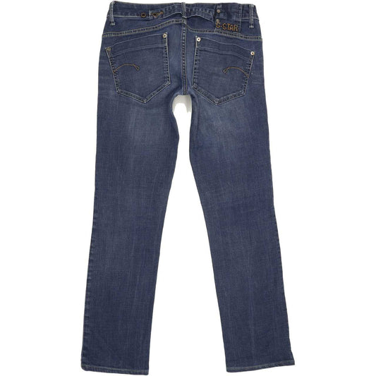 G-Star Midge Women Blue Straight Slim Stretch Jeans W30 L31