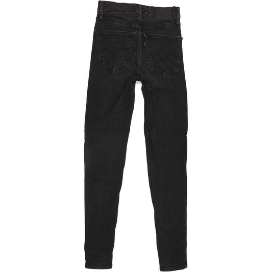 Levi's Mile High Rise Women Black Skinny Stretch Jeans W25 L27
