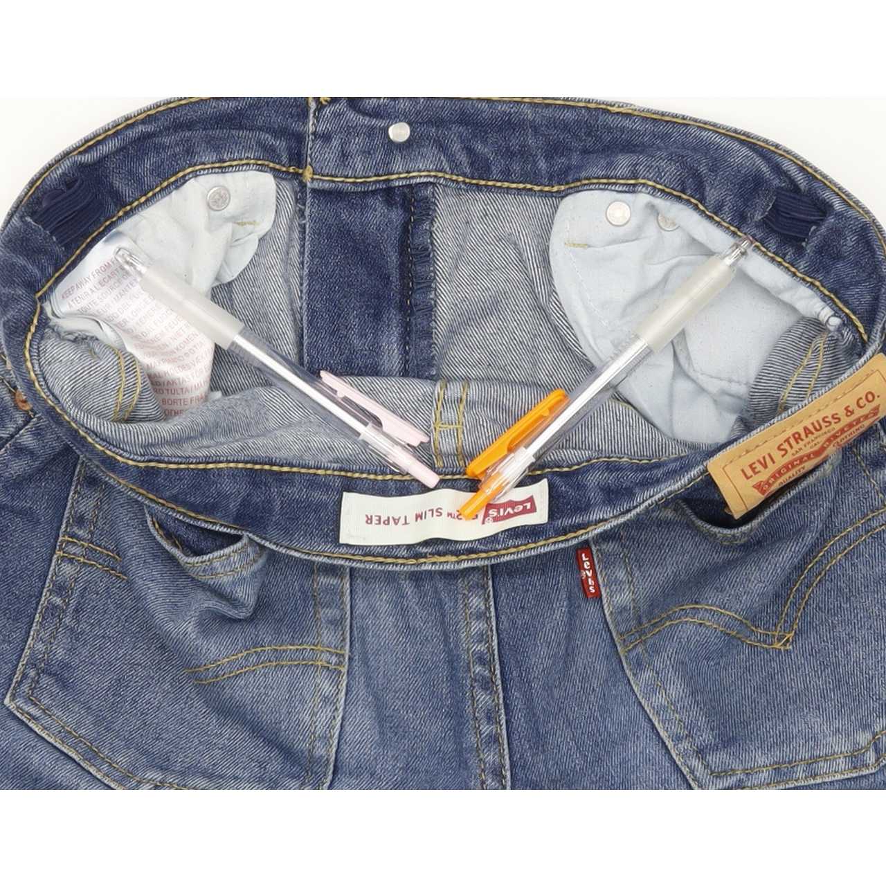 Levi's 512 Kids Blue Tapered Slim Stretch Jeans W30 L30