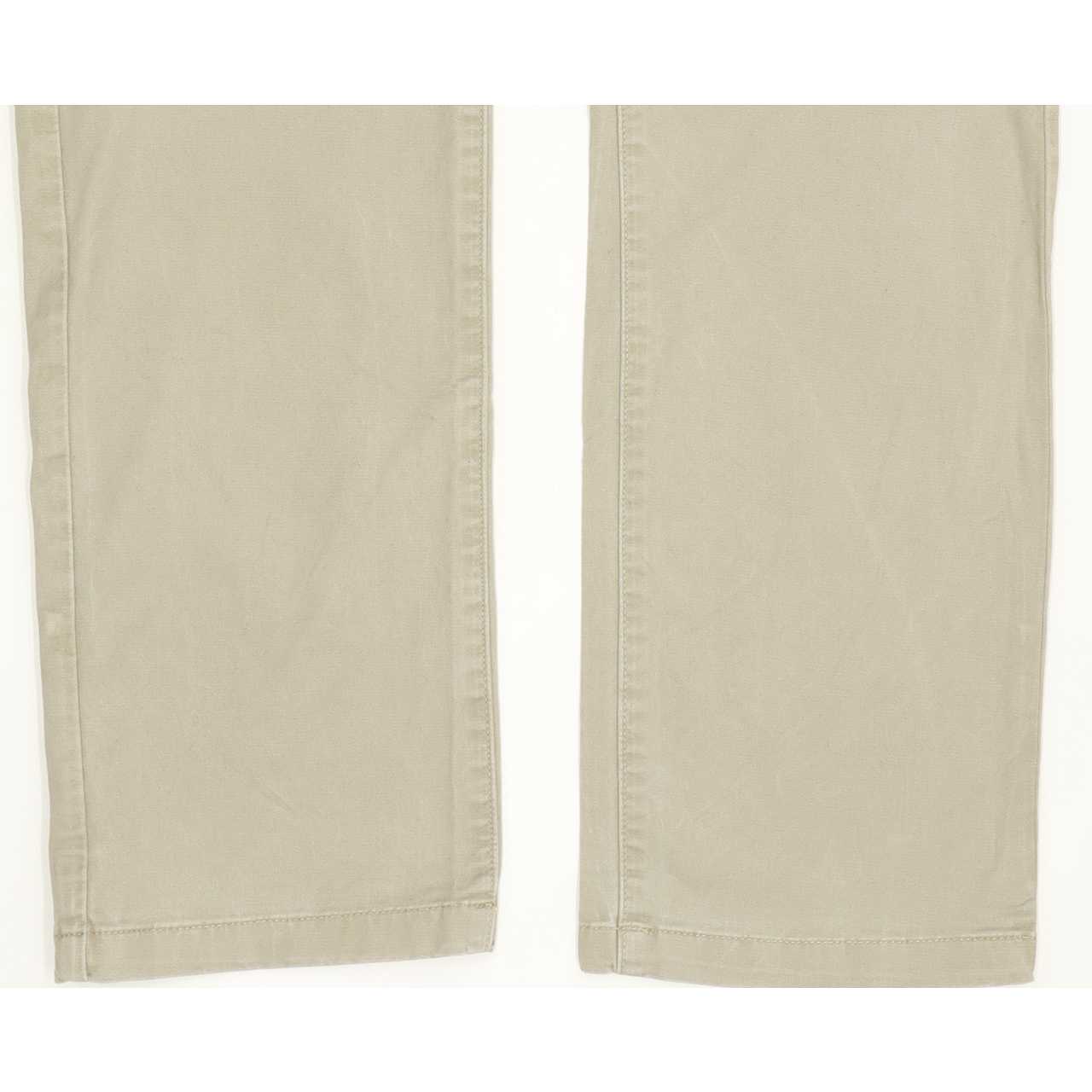 G-Star Bronson Men Beige Straight Slim Chino Stretch Jeans W32 L32