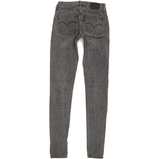 Levi's 710 Women Grey Skinny Regular Stretch Jeans W26 L31