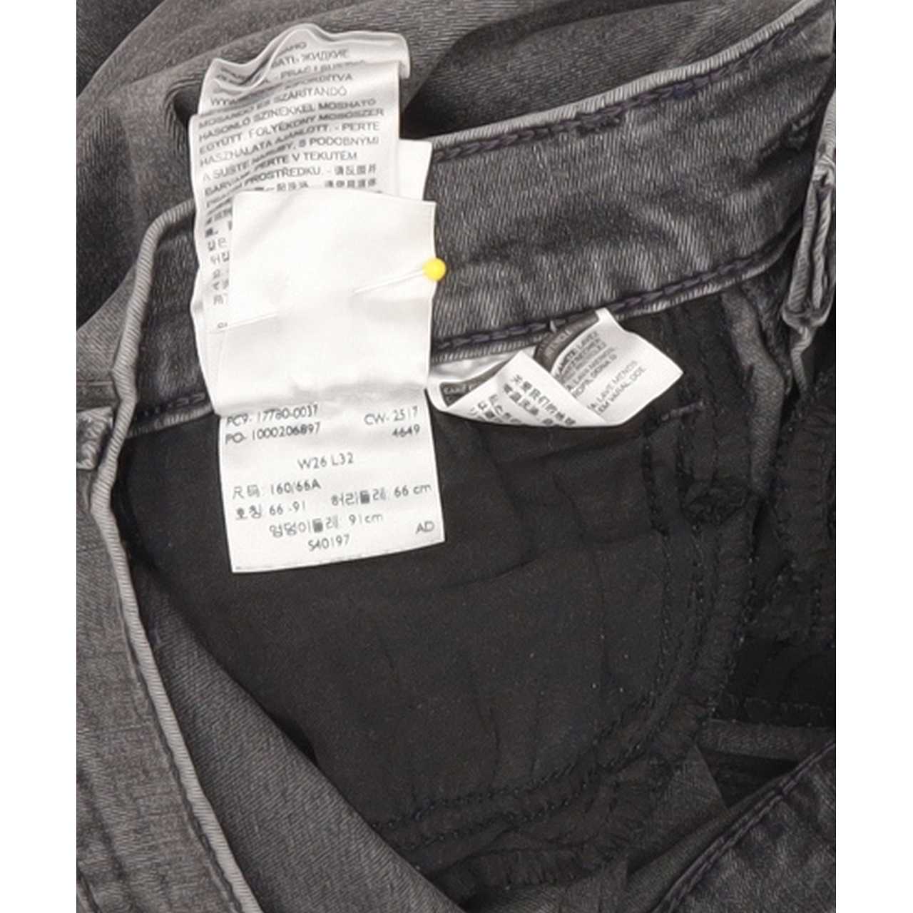 Levi's 710 Women Grey Skinny Regular Stretch Jeans W26 L31