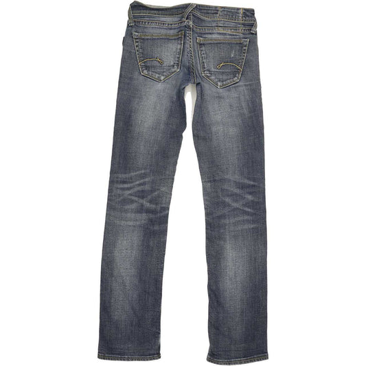 G-Star Core Women Blue Straight Slim Stretch Jeans W25 L30