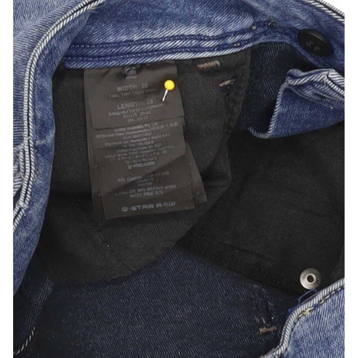 G-Star Lynn Zip Women Blue Skinny Slim Stretch Jeans W28 L31