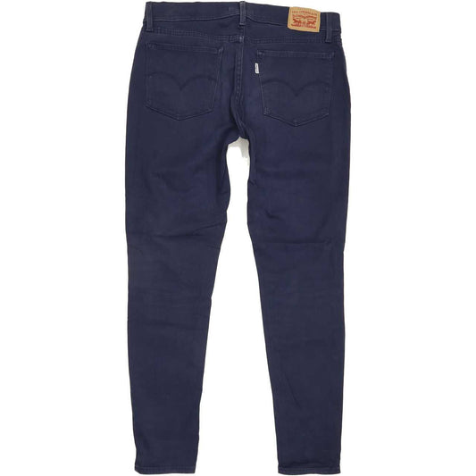 Levi's 710 Women Navy Skinny Regular Stretch Jeans W29 L27