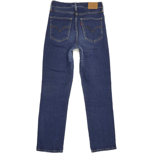 Levi's 724 High Rise Women Blue Straight Stretch Jeans W28 L27
