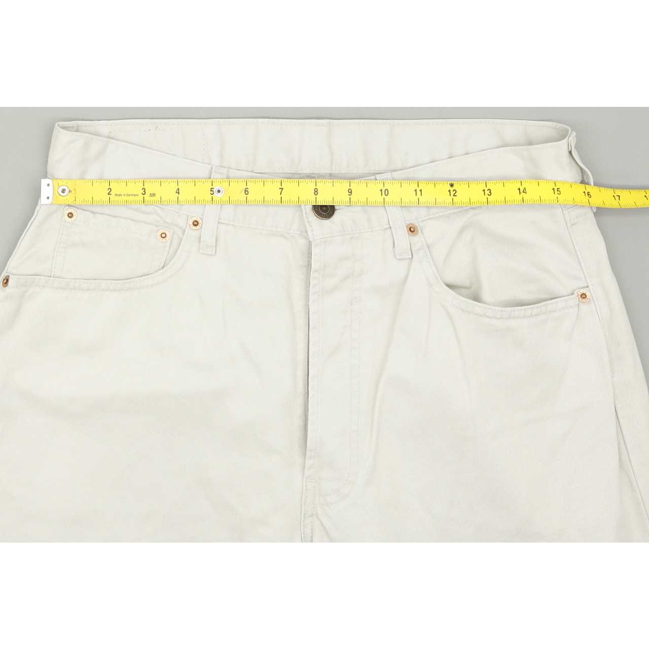 Levi's 551 Men Beige Straight Regular Jeans W32 L32