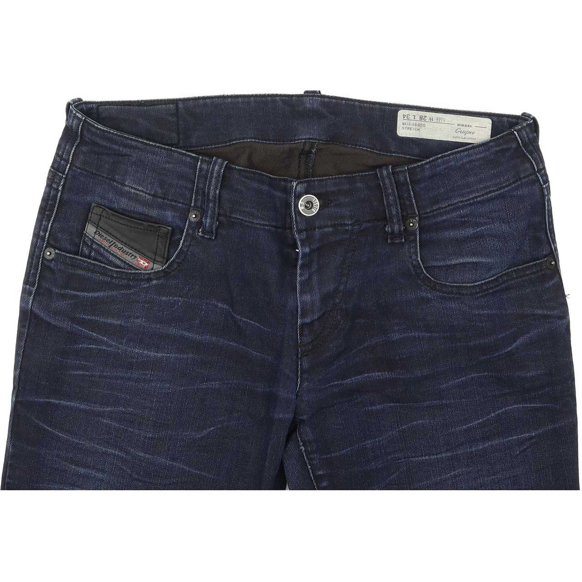 Diesel Grupee Women Blue Skinny Slim Jeans W28 L34