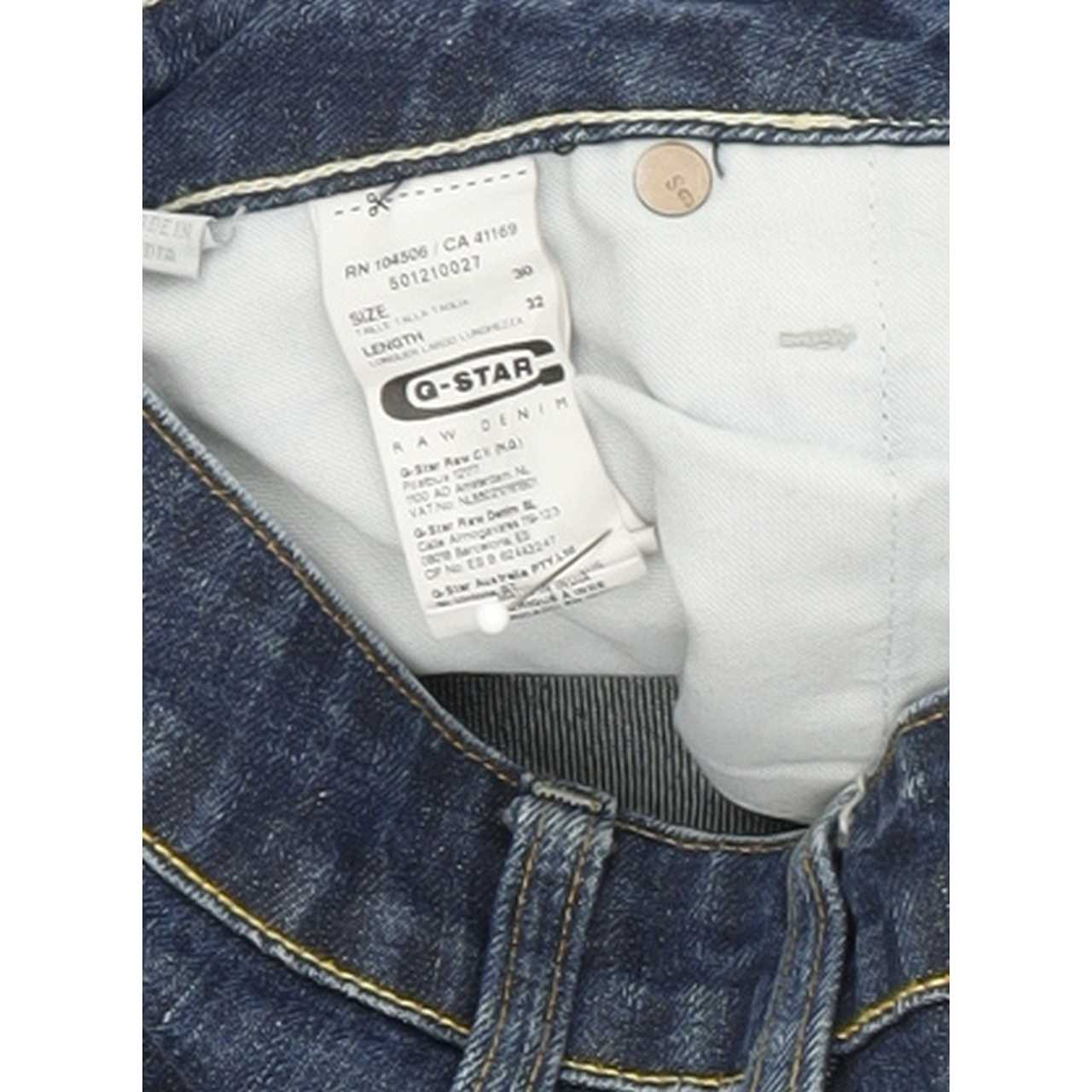 G-Star Heller Men Blue Straight Regular Jeans W30 L32
