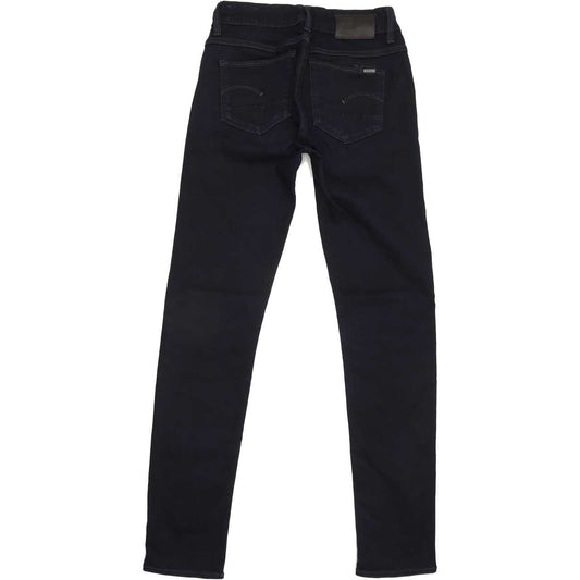 G-Star 3301 Contour Women Navy Skinny Slim Jeans W24 L30