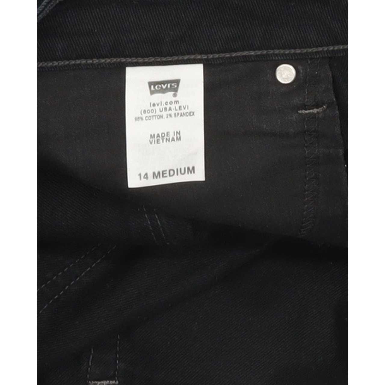 Levi's 545 Women Black Bootcut Slim Stretch Jeans W35 L31