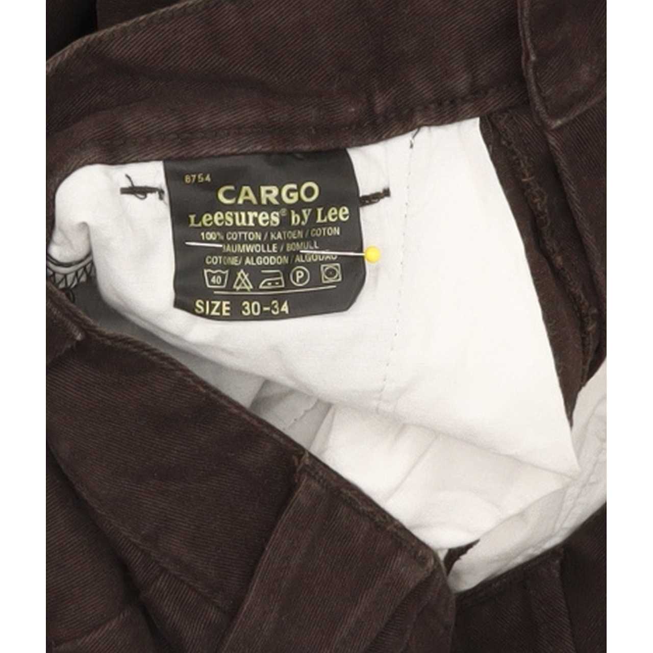 Lee Cargo Men Brown Straight Regular Jeans W29 L33