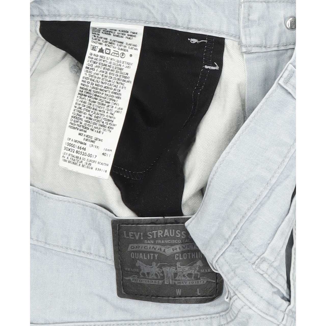 Levi's Men Blue Straight Slim Stretch Jeans W30 L30