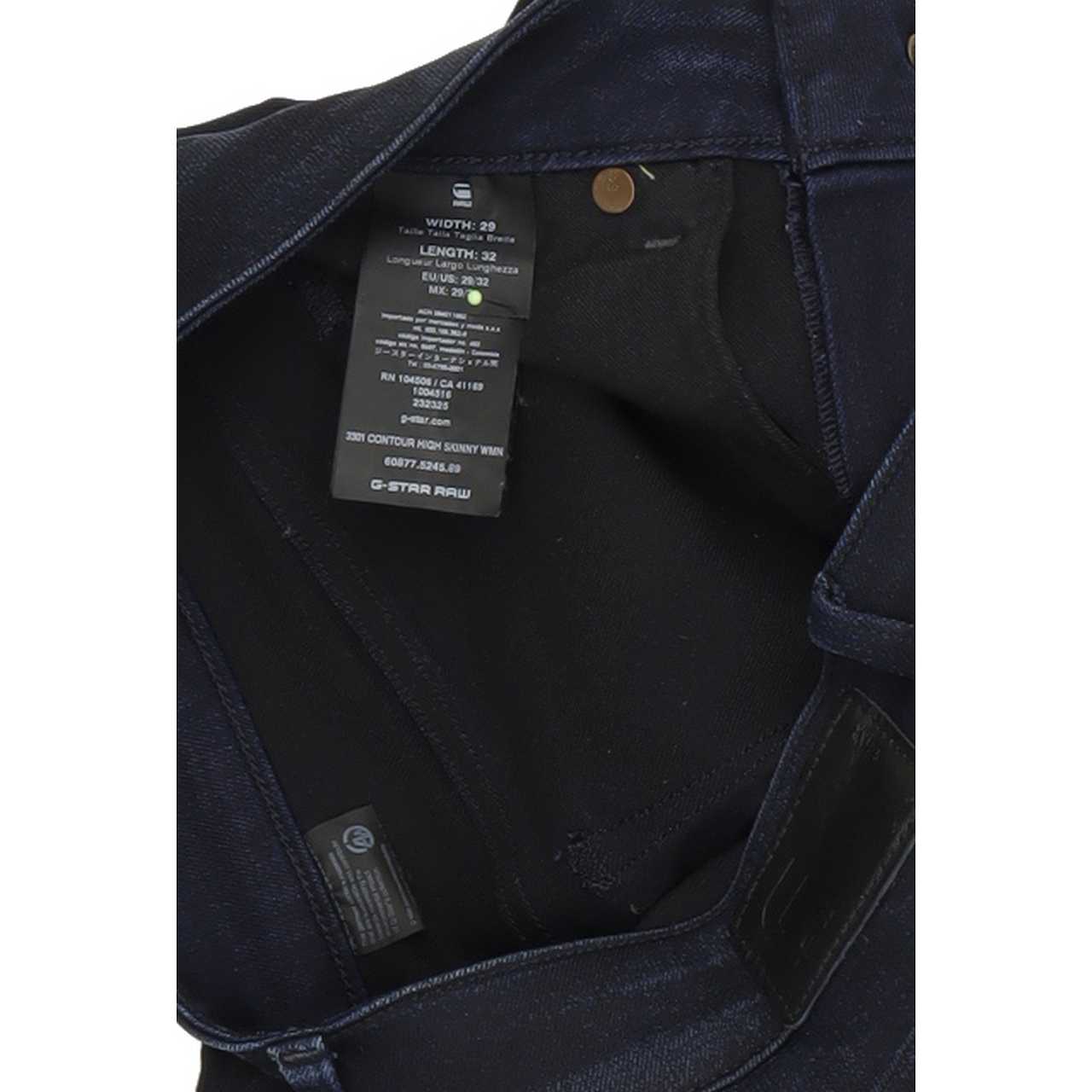 G-Star 3301 Contour High Women Blue Skinny Slim Stretch Jeans W29 L32