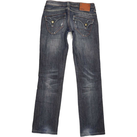 G-Star Limit Women Blue Straight Slim Jeans W27 L31