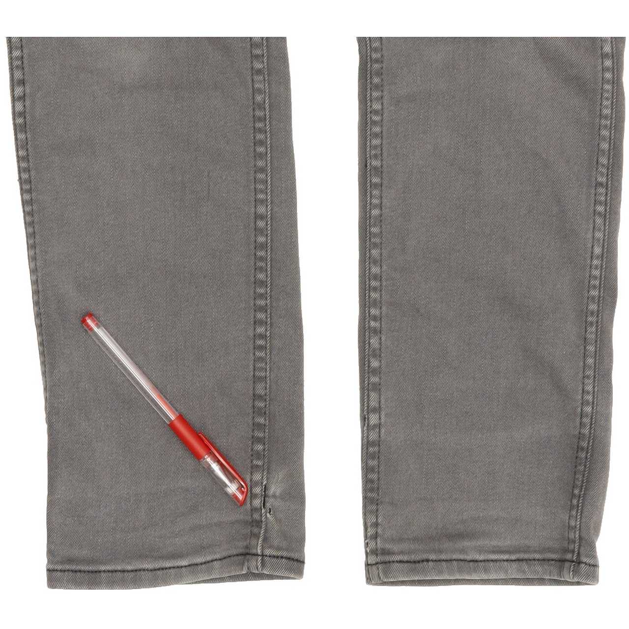 Levi's 511 Men Grey Straight Slim Stretch Jeans W30 L28