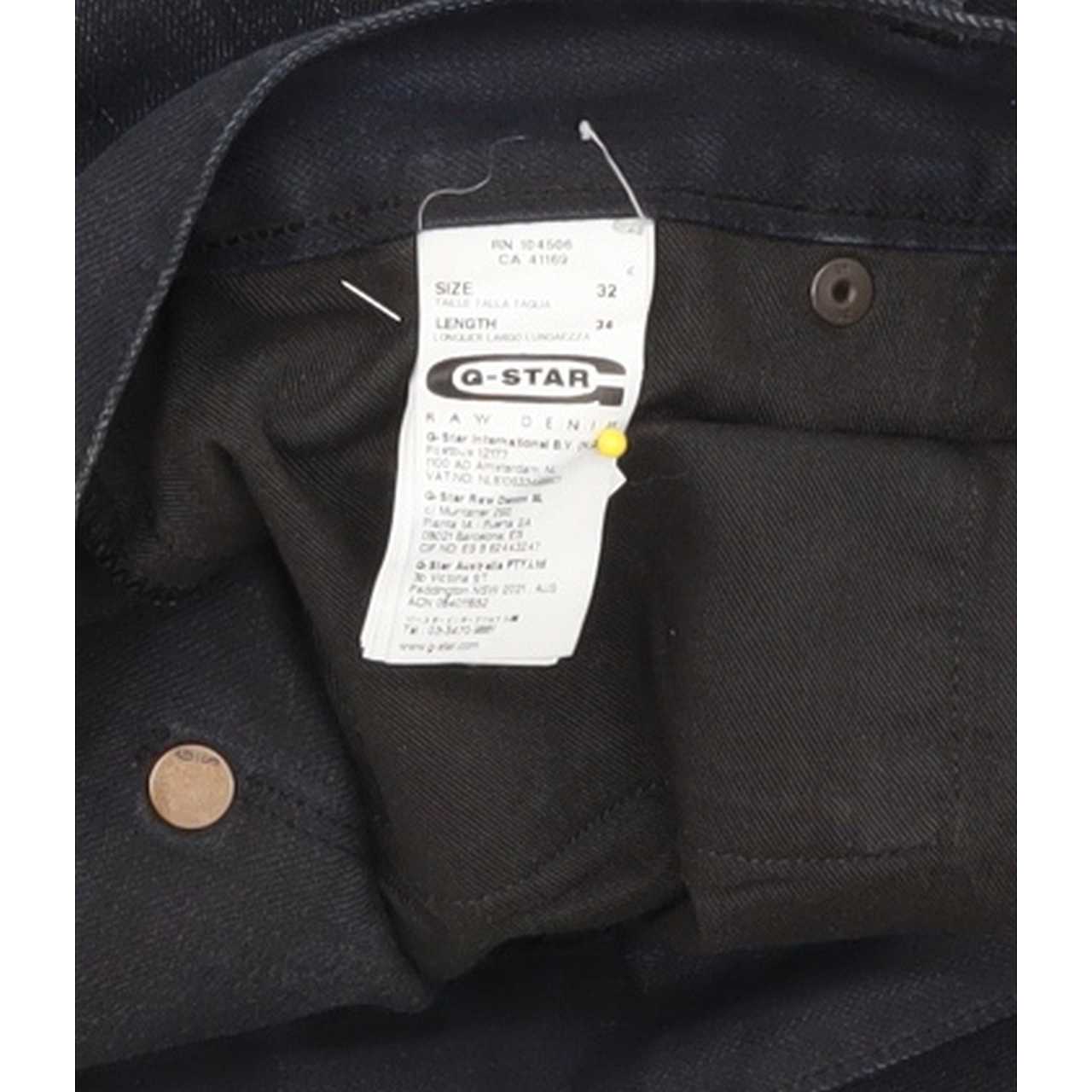 G-Star Mc Arthur Men Navy Straight Regular Jeans W32 L34