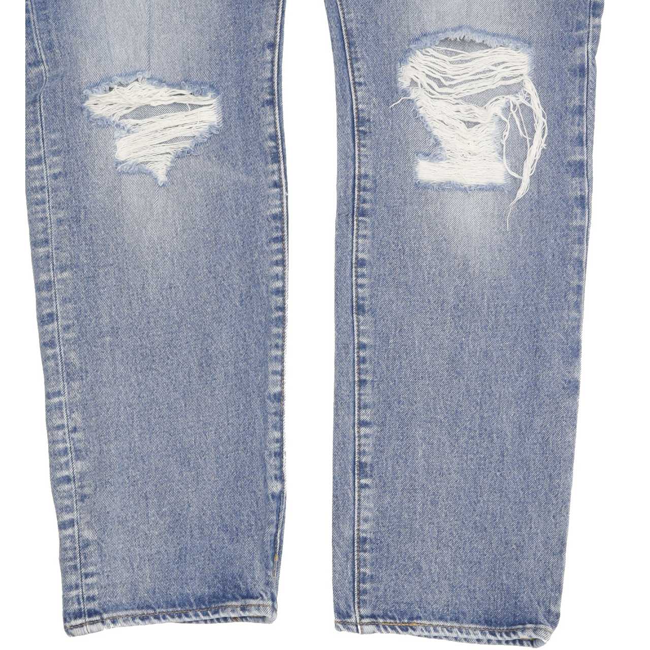 Levi's 502 Men Blue Tapered Regular Stretch Jeans W33 L30