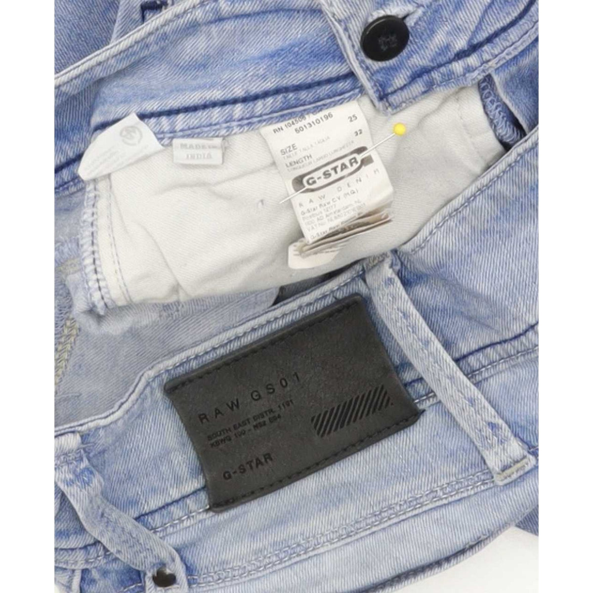 G-Star Lynn Women Blue Skinny Slim Stretch Jeans W25 L32