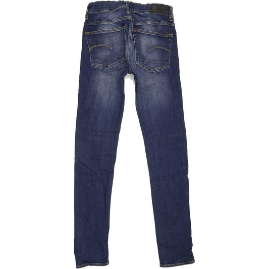 G-Star 3301 Raw Kids Blue Skinny Regular Stretch Jeans W24 L30