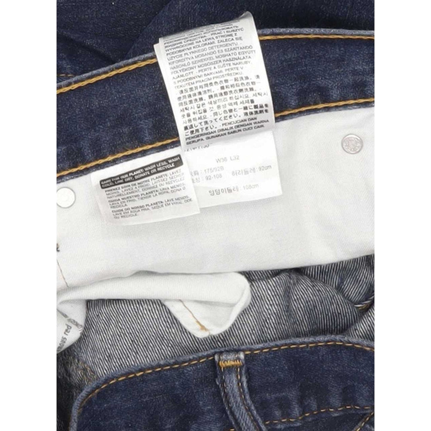 Levi's 508 Men Blue Straight Regular Jeans W37 L32